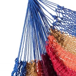 Twentyfour Fauteuil suspendu Okola - Corde de coton / Hêtre massif - Multicolore -Rangements Soldes 1000138806 190911 15472500005 DETAILS P000000001000138806