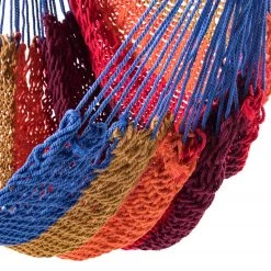 Twentyfour Fauteuil suspendu Okola - Corde de coton / Hêtre massif - Multicolore -Rangements Soldes 1000138806 190911 15472500006 DETAILS P000000001000138806