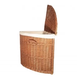 Flechtwaren Müller Panier à linge Capalaba I - Saule - Marron