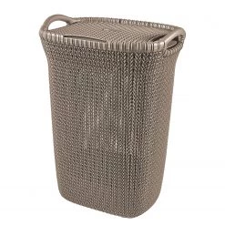 Curver Paniers à linge Knit (2 éléments) - Matière plastique - Gris sable 15 Curver Paniers à linge Knit (2 éléments) - Matière plastique - Gris sable -Rangements Soldes 1000150492 181219 06535500171 GALLERYIMAGES P000000001000150492
