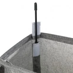 WENKO Panier à linge Corno Prime - Tissu mélangé - Gris -Rangements Soldes 1000151585 181228 14263700179 GALLERYIMAGES P000000001000151585