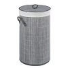 WENKO Panier à linge Bamboo I - Bambou / Tissu mélangé - Gris -Rangements Soldes 1000151638 181228 14265500295 IMAGE P000000001000151638
