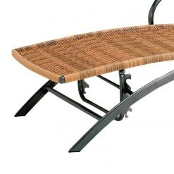 Best Freizeitmöbel Chaise longue Romantica - Aluminium / Matière plastique - Anthracite / Beige -Rangements Soldes 1000154994 190212 16420900099 GALLERYIMAGES P000000001000154994