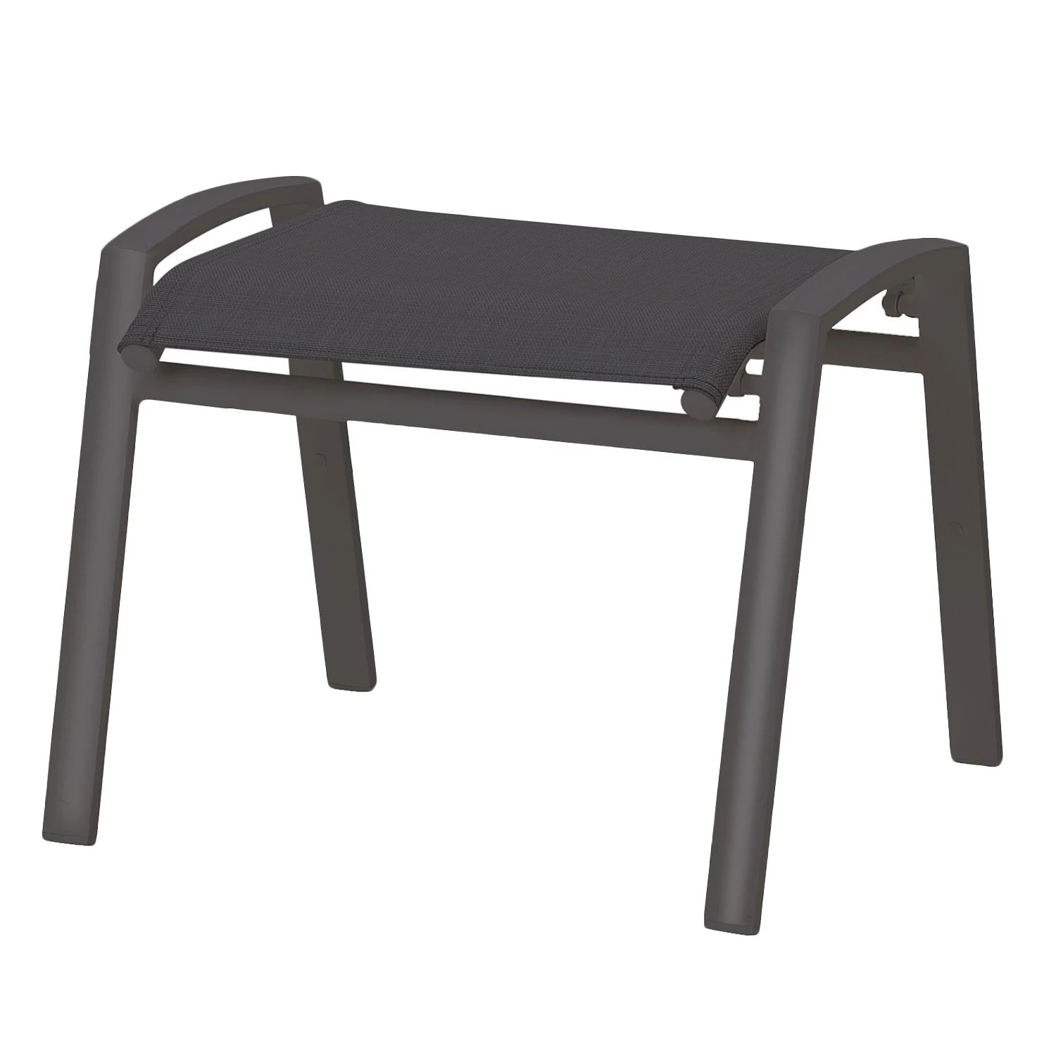 Best Freizeitmöbel Tabouret Cavalese - Aluminium / Tissu - Anthracite 2 Best Freizeitmöbel Tabouret Cavalese - Aluminium / Tissu - Anthracite
