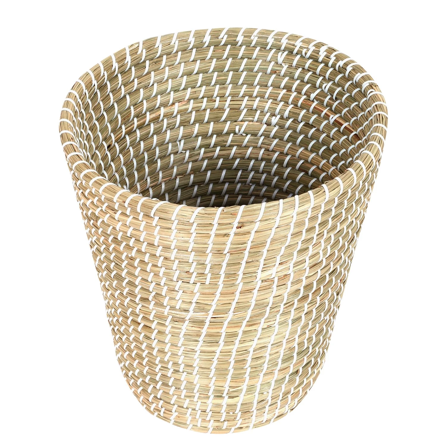 Flechtwaren Müller Corbeille à papier Maribo - Fibres naturelles - Crème 4 Flechtwaren Müller Corbeille à papier Maribo - Fibres naturelles - Crème – Image 2