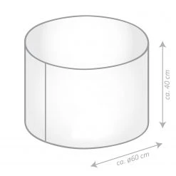 Twentyfour Pouf DotCom - Polyacrylique - Anthracite -Rangements Soldes 1000174685 190527 09191700096 GALLERYIMAGES P000000001000174685