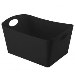 Koziol Panier de rangement 15 L BOXXX L - Matière plastique - Noir
