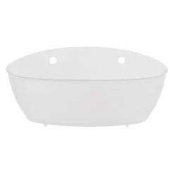 Koziol Panier Splash - Avec ventouse - matière plastique - Blanc