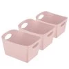 Koziol Paniers Boxxx S (3 éléments) - Matière plastique - Rose
