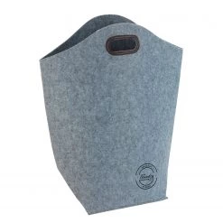 WENKO Panier à linge en feutre - Gris