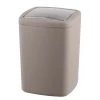 WENKO Poubelle salle de bain Barcelona - Résine thermoplastique (TPE) - Taupe -Rangements Soldes 1000181678 190716 12371600793 IMAGE P000000001000181678