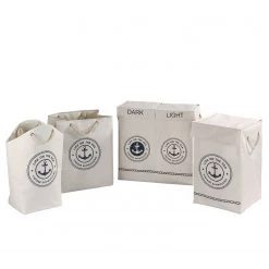 WENKO Panier à linge Sylt I - Polyester / Polypropylène - Beige -Rangements Soldes 1000181693 190716 12371800841 DETAILS P000000001000181693