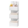 WENKO Organisateur mural Adria - Polypropylène / Acier inoxydable - Blanc -Rangements Soldes 1000181699 190716 12371900854 IMAGE P000000001000181699