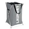 WENKO Panier à linge Uno - Gris -Rangements Soldes 1000181718 190716 12372200913 IMAGE P000000001000181718