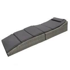 Jardi Chaise longue Villebon I - Tissu / Polyrotin - Anthracite / Gris -Rangements Soldes 1000182849 200402 15234400009 DETAILS P000000001000182849