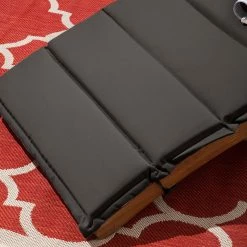 Jardi Chaise longue Sunda - Acacia massif / Polyester - Gris -Rangements Soldes 1000185483 210407 14205800008 DETAILS P000000001000185483