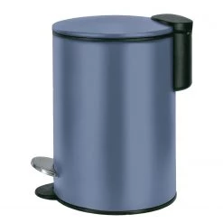 Kleine Wolke Poubelle salle de bain Silence - Matière plastique - Bleu Gris