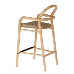 Julià Grup Chaises de bar Sheryl II - Eucalyptus massif / Polyester - Beige -Rangements Soldes 1000216696 200703 16585700048 DETAILS P000000001000216696