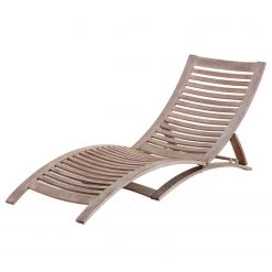 Julià Grup Chaise longue Lucien II - Balau massif - Marron