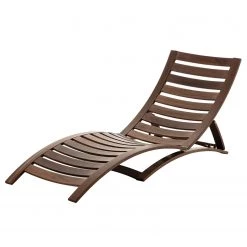 Julià Grup Chaise longue Lucien I - Balau massif - Marron