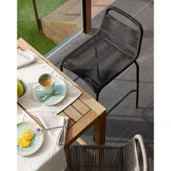 Julià Grup Chaises de bar Lambton II - Acier / Polyester - Noir -Rangements Soldes 1000216742 200703 16593100476 MOOD DETAILS P000000001000216742 mood