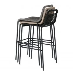 Julià Grup Chaises de bar Lambton I - Acier / Polyester - Noir -Rangements Soldes 1000216755 200703 16594300609 DETAILS P000000001000216755