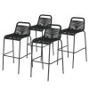 Julià Grup Chaises de bar Lambton I - Acier / Polyester - Noir -Rangements Soldes 1000216755 201118 16415700028 IMAGE P000000001000216755