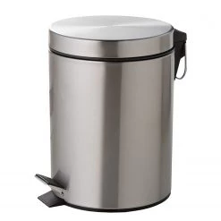 Kleine Wolke Poubelle salle de bain Big Jump - Acier inoxydable chromé