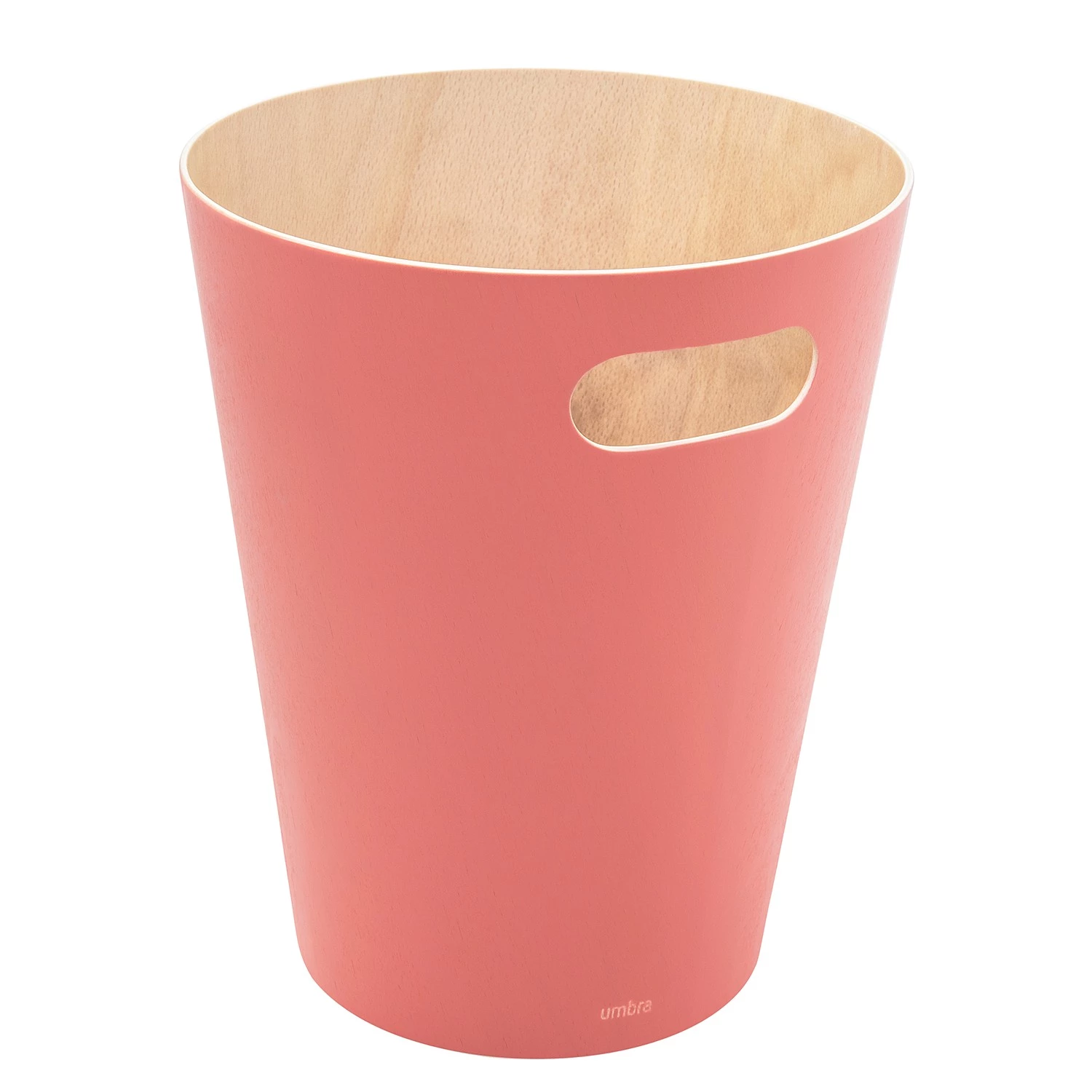 Umbra Corbeille à papier Woodrow Can 2G - Corail 3 Umbra Corbeille à papier Woodrow Can 2G - Corail