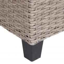 Jardi Tabouret extérieur Laurel - Polypropylène / Polyester - Gris / Beige -Rangements Soldes 1000219429 210319 10545500023 DETAILS P000000001000219429