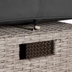 Jardi Tabouret extérieur Laurel - Polypropylène / Polyester - Gris / Beige -Rangements Soldes 1000219429 210319 10545600027 DETAILS P000000001000219429