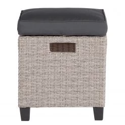 Jardi Tabouret extérieur Laurel - Polypropylène / Polyester - Gris / Beige -Rangements Soldes 1000219429 210319 10545600028 DETAILS P000000001000219429