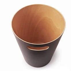 Umbra Corbeille à papier Woodrow Can 2G - Marron -Rangements Soldes 1000220490 200817 10394600056 DETAILS P000000001000220490
