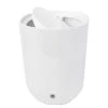 Umbra Poubelle salle de bain Step - Verre / Acier inoxydable - Blanc -Rangements Soldes 1000220514 200817 10401200182 IMAGE P000000001000220514