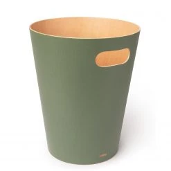 Umbra Corbeille à papier Woodrow Can 2G - Vert olive -Rangements Soldes 1000220578 200817 10412400657 DETAILS P000000001000220578