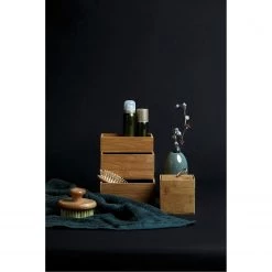 WENKO Boîtes bambou Terra (lot de 2) - Bambou - Marron - 15 x 15 cm -Rangements Soldes 1000237882 210104 10024800102 MOOD DETAILS P000000001000237882 mood