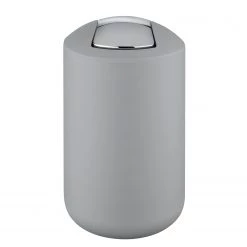 WENKO Poubelles Brasil I 6,5L (lot de 2) - Matière plastique - Gris -Rangements Soldes 1000237928 210823 15554900022 DETAILS P000000001000237928