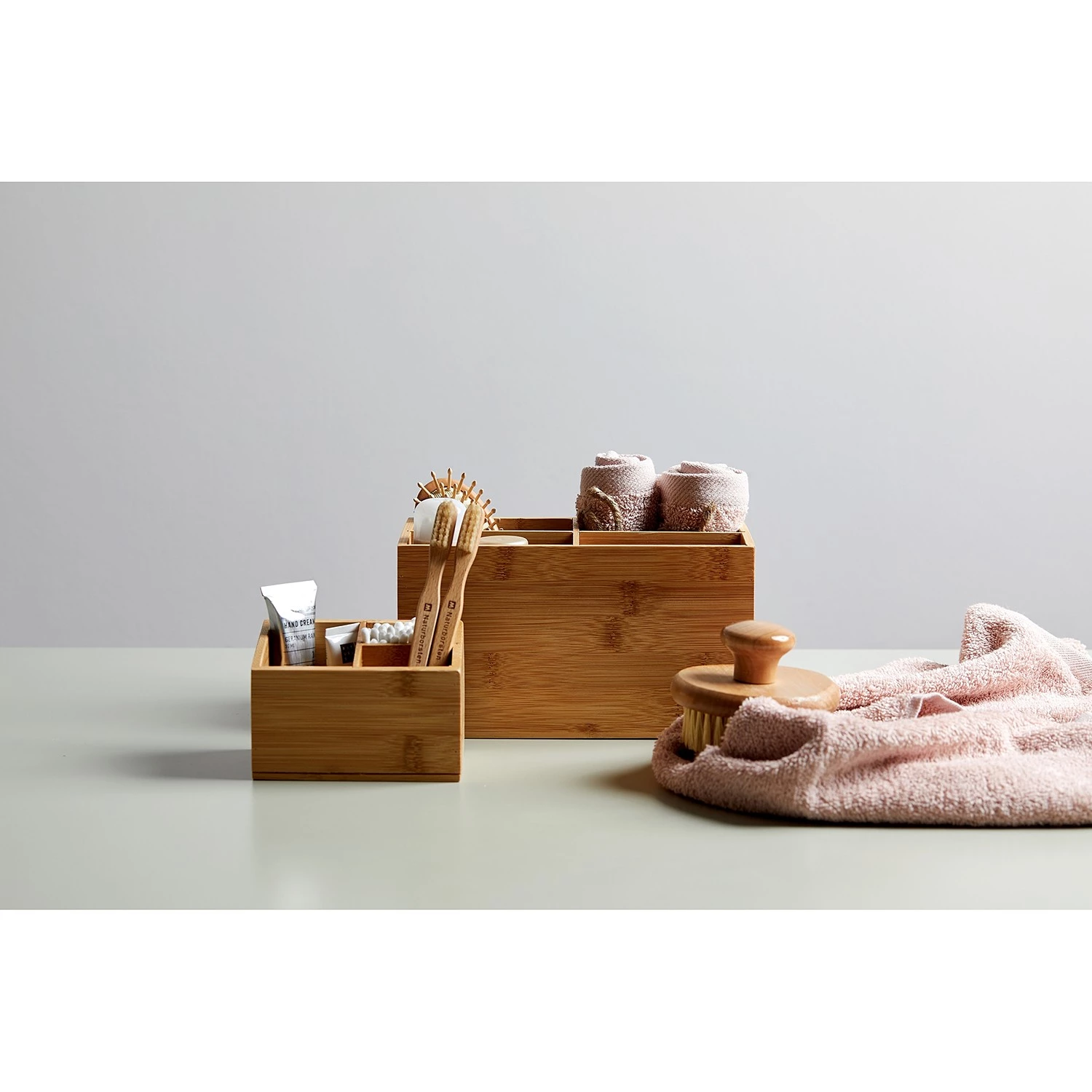 WENKO Boîtes bambou Terra I (lot de 2) - Bambou - Marron 4 WENKO Boîtes bambou Terra I (lot de 2) - Bambou - Marron – Image 2