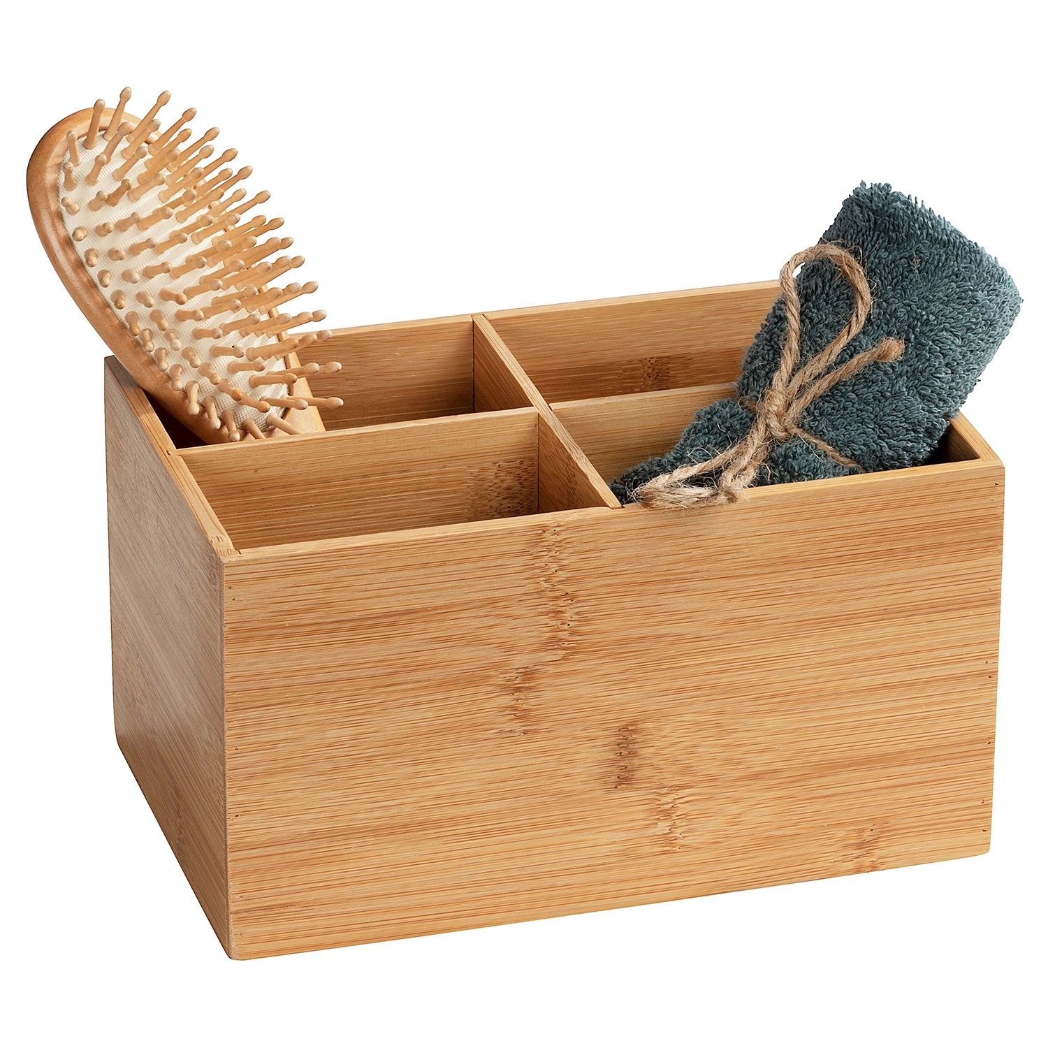 WENKO Boîtes bambou Terra I (lot de 2) - Bambou - Marron 7 WENKO Boîtes bambou Terra I (lot de 2) - Bambou - Marron – Image 5