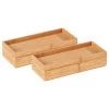 WENKO Boîtes bambou Terra III (lot de 2) - Bambou - Marron -Rangements Soldes 1000237964 210104 10030300308 IMAGE P000000001000237964