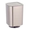 WENKO Poubelle de salle de bain Auron - Polyester PVC - Argenté -Rangements Soldes 1000243049 210129 09354200003 IMAGE P000000001000243049