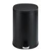 WENKO Poubelle de salle de bain Nant I 5L - Métal - Noir 2 WENKO Poubelle de salle de bain Nant I 5L - Métal - Noir -Rangements Soldes 1000243093 210129 09324200437 IMAGE P000000001000243093