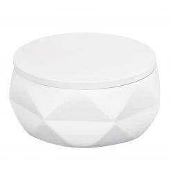 Kleine Wolke Boîte à cosmétiques Crackle Jar - Blanc