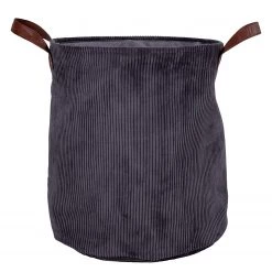 Twentyfour Panier à linge Augusta - Coton - Gris