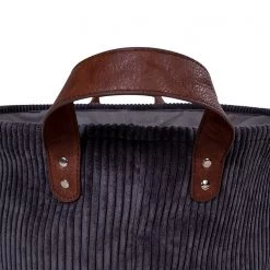 Twentyfour Panier à linge Augusta - Coton - Gris -Rangements Soldes 1000253653 210319 11463500089 DETAILS P000000001000253653