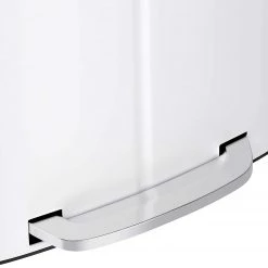 Songmics Poubelle Bieuzy - Acier / Polypropylène - Blanc / Noir -Rangements Soldes 1000254511 210326 08441200030 DETAILS P000000001000254511