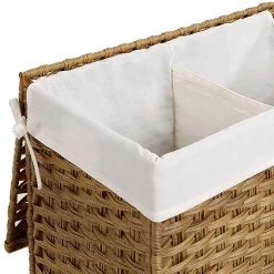 Songmics Panier à linge La Boisse - Fer / Matière plastique - Beige - 57 x 61 cm -Rangements Soldes 1000254536 210326 08442300145 DETAILS P000000001000254536