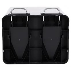 Songmics Poubelle Bonnac - Acier / Polypropylène - Argenté / Noir -Rangements Soldes 1000254541 210326 08442800178 DETAILS P000000001000254541