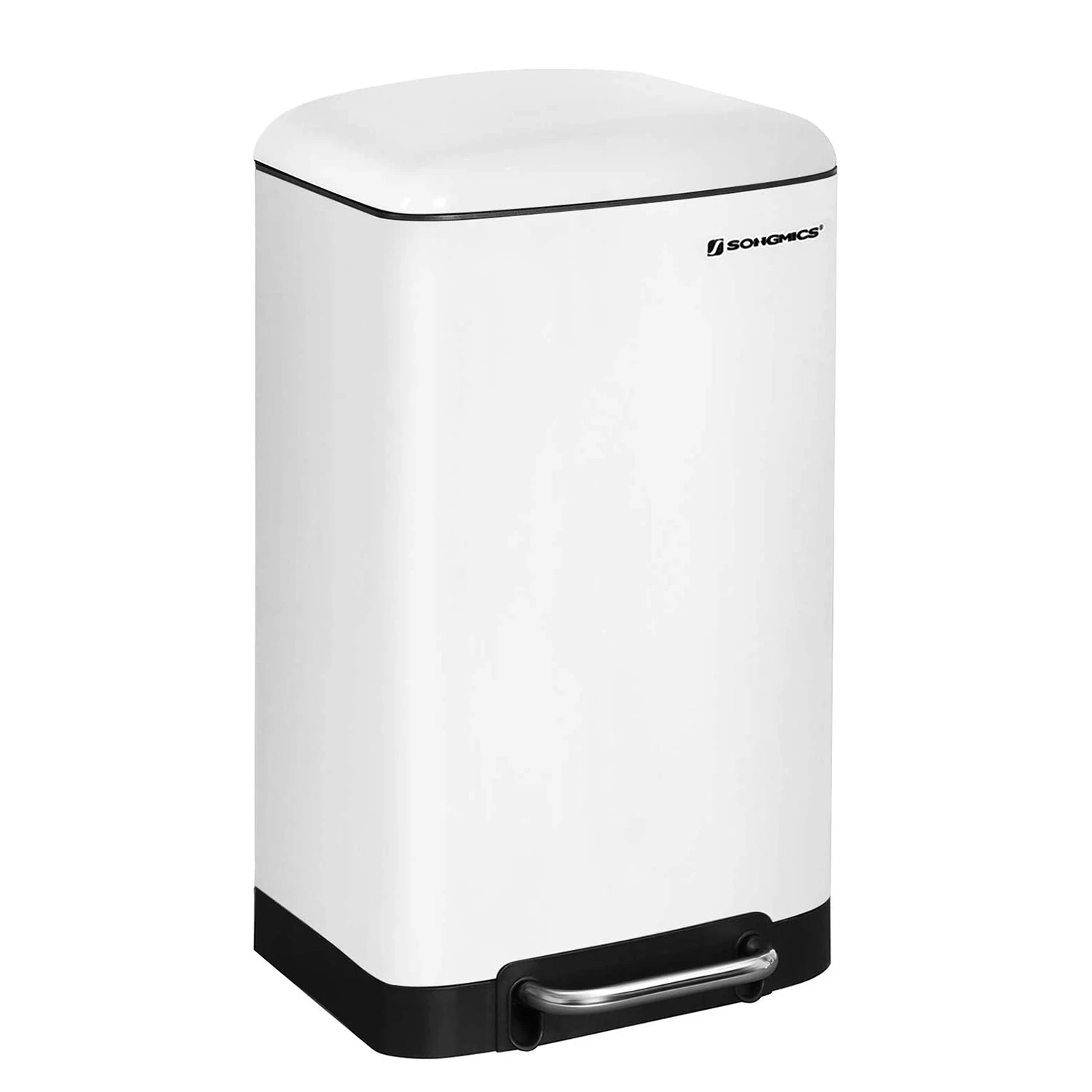 Poubelle Milizac I - Acier inoxydable / Plastique ABS - Contenance : 30 L - Blanc 3 Poubelle Milizac I - Acier inoxydable / Plastique ABS - Contenance : 30 L - Blanc