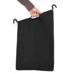 Songmics Panier à linge Belleme III - Fer / Polyester - Noir -Rangements Soldes 1000254572 210326 08444500327 DETAILS P000000001000254572